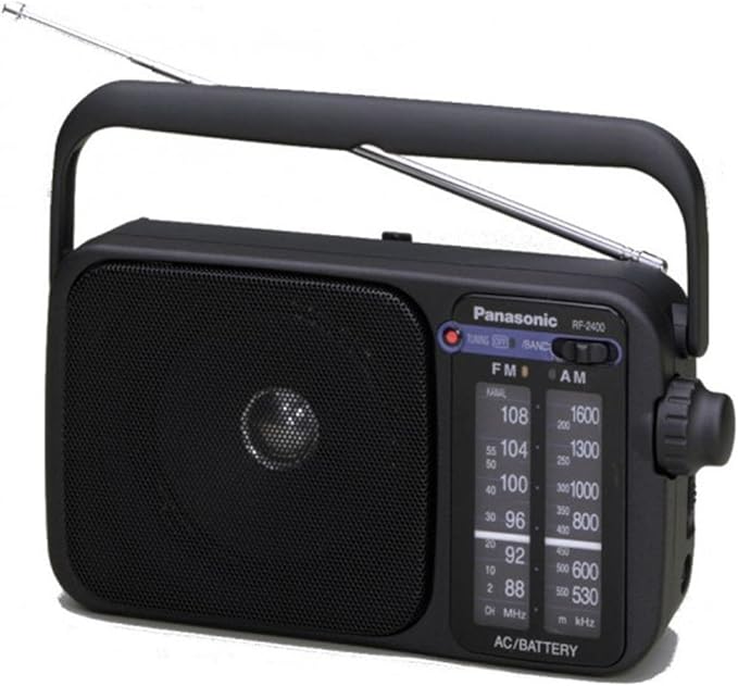 «Explora la Funcionalidad Móvil de la Radio Panasonic RF-2400DEG-K: Tu Aliada Perfecta para FM/AM»