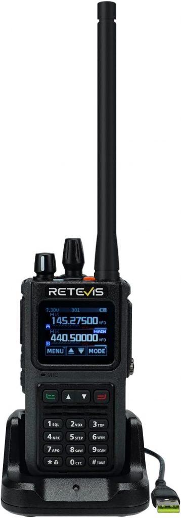 «Retevis C1 Doble Banda: El Walkie Talkie Impermeable Ideal para Aventuras al Aire Libre»