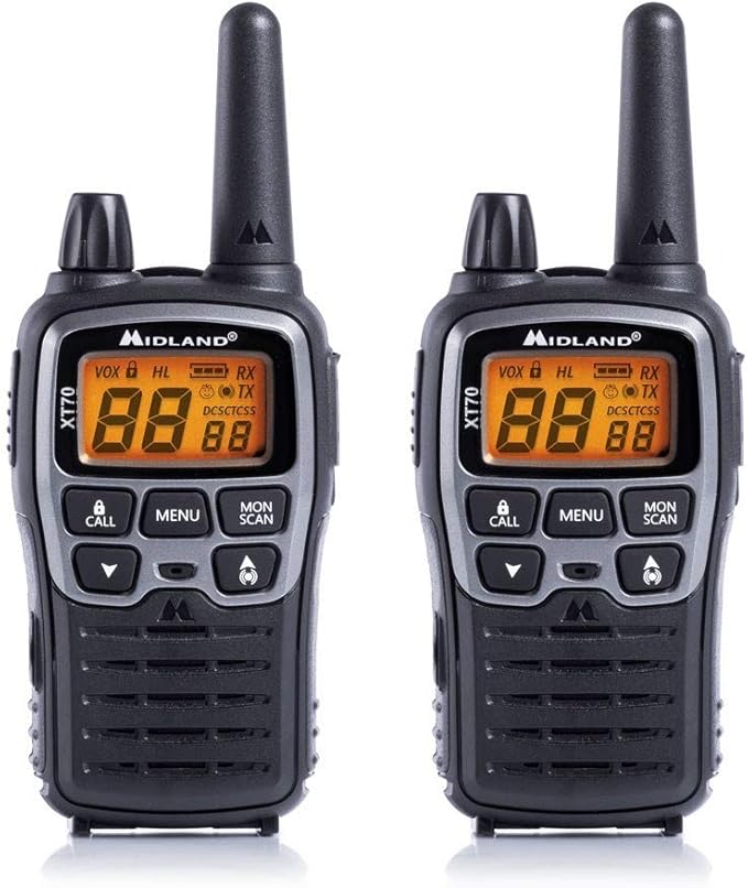 Midland C1180 XT70: El Walkie Talkie Dual Band para Comunicación Profesional y Aventuras al Aire Libre