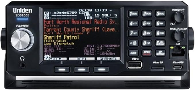 «SDS-200ED UNIDEN: El Escáner Portátil Definitivo para Aventureros de las Frecuencias»