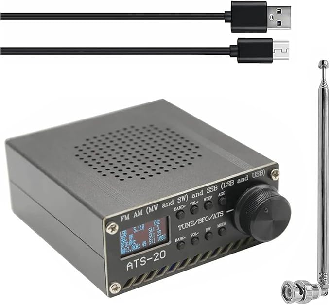 Descubre el ATS 20 Plus: El Receptor de Radio Portátil Ideal para Aventureros y Amantes del Sonido